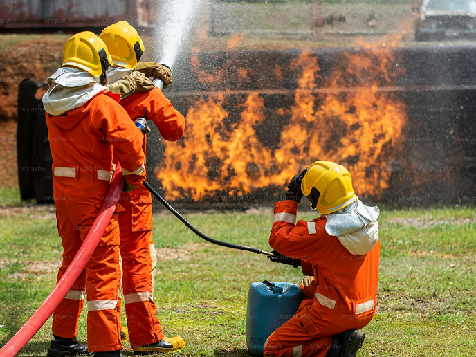 Practical exercises to build defense lines and ensure fire safety – Hongkang Company organizes fire emergency drills